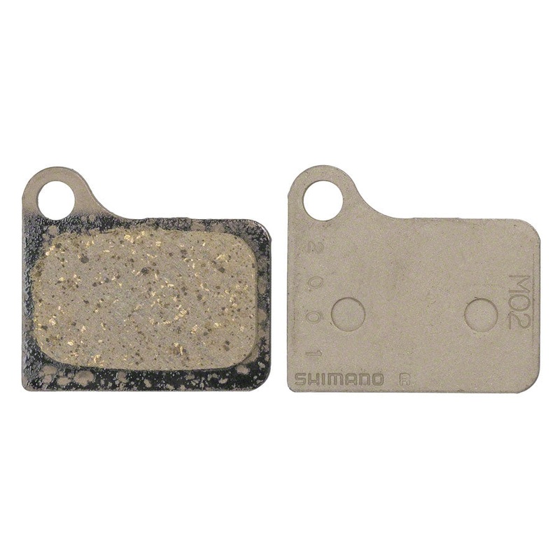 Shimano M02 Resin Disc Brake Pads and Spring for Deore BR-M555 Calipers