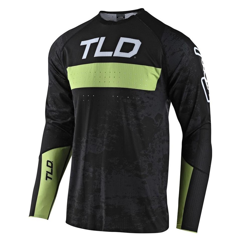 Troy Lee Sprint Ultra Race Jersey – Grime Black/Glo Green