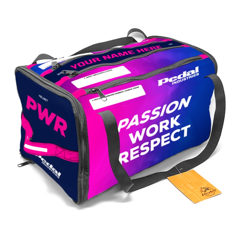 We Are PWR 2025 CYCLING Gear BAG NAVY BLUE