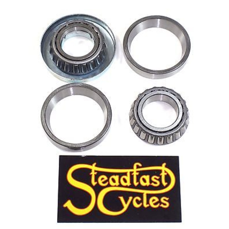 Tapered neck bearing steering set 1954 to 1970 Triumph 650 twin frame bearings