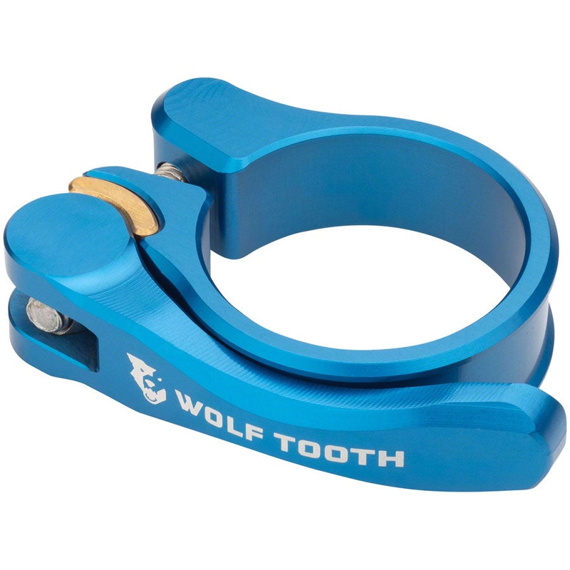 Wolf Tooth Components Quick Release Seatpost Clamp – 34.9mm, Blue