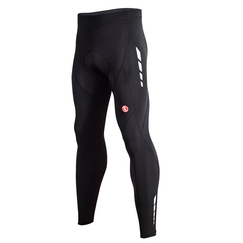 Men’s Bicycle Legging 4D Padded Road Bike Tights Breathable-PL8020-Black