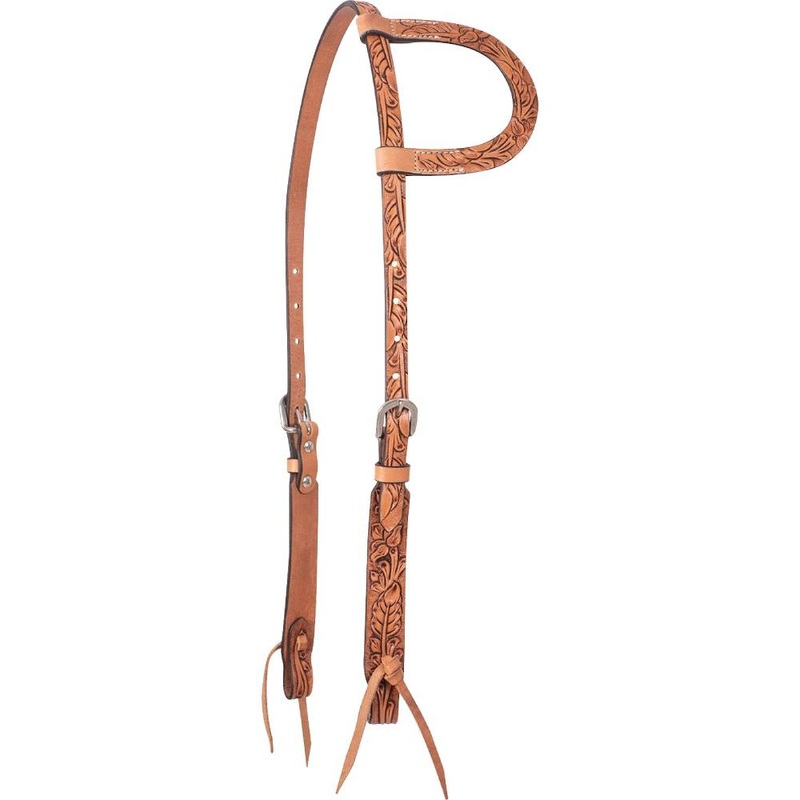 Cashel Antique Leaf One Ear Headstall