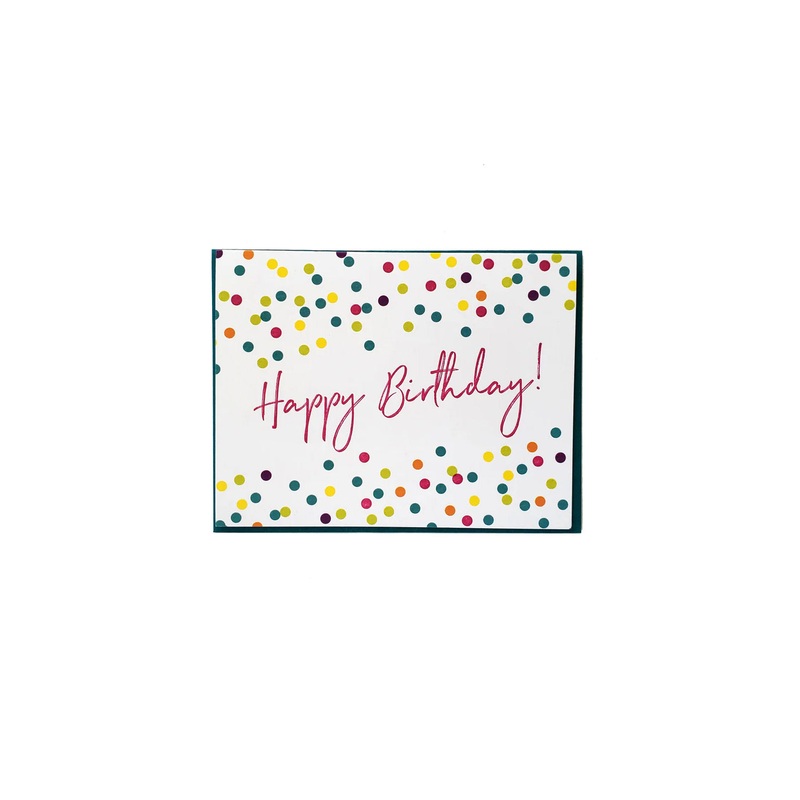Happy Birthday Confetti Card
