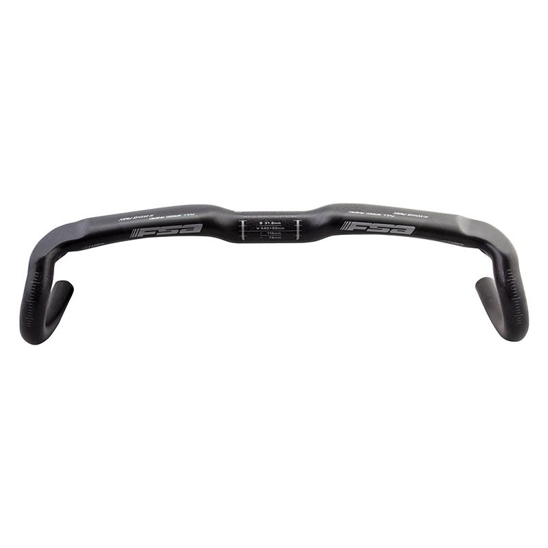 K-Wing AGX Drop Handlebar – Carbon 31.8mm 44cm Carbon