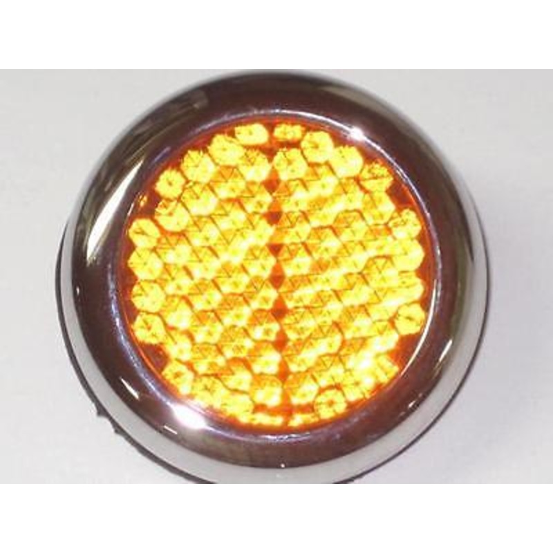 Reflectors Lucas UK Made under gas tank Triumph BSA single reflector genuine