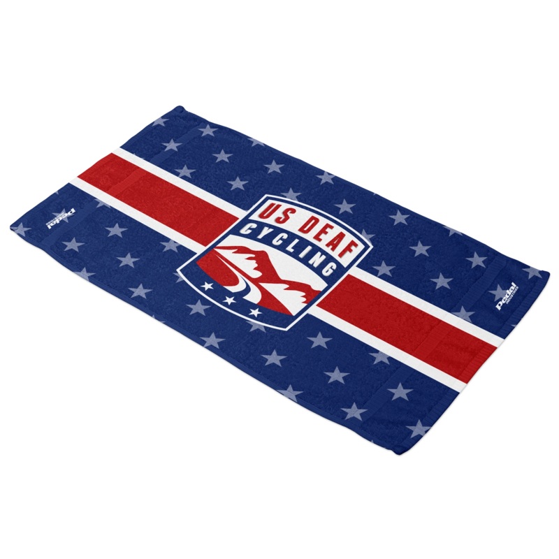 USA Deaf Cycling Team 2025 Plush Towel 35″ 60″