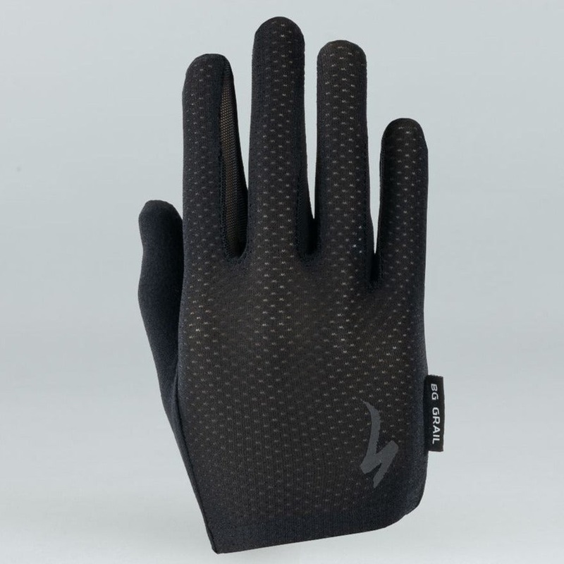 Women’s Body Geometry Grail Long Finger Gloves Black