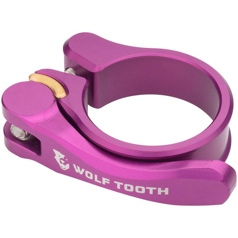 Components Quick Release Seatpost Clamp – 34.9mm Purple