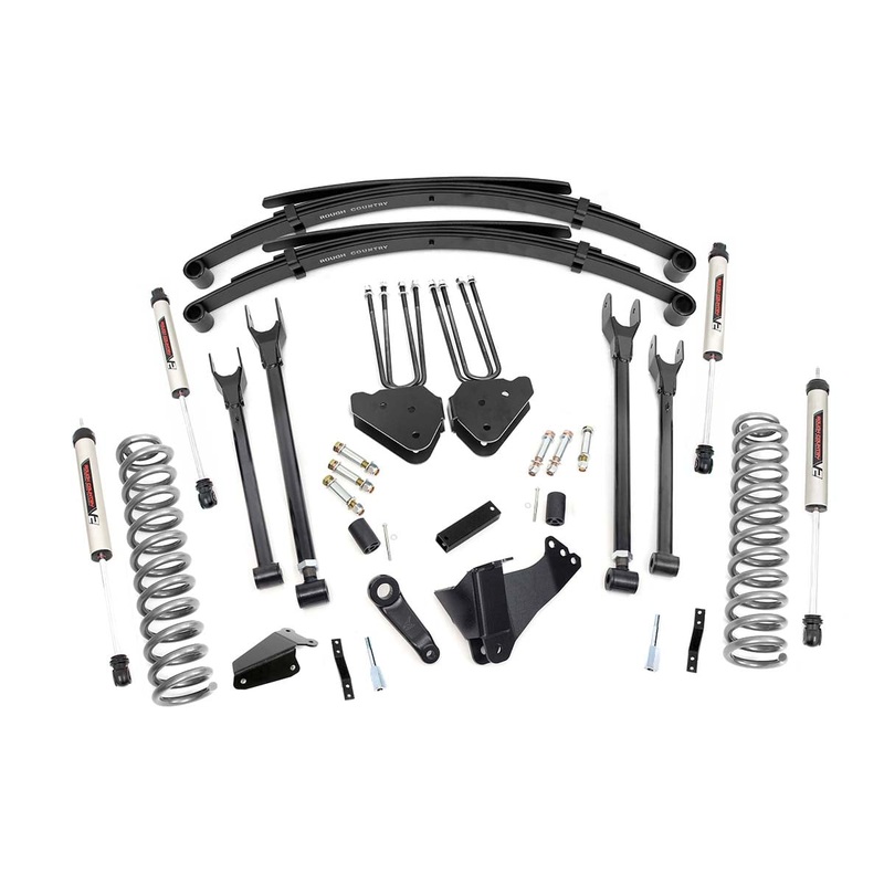 Rough Country | 8 Inch Lift Kit | 4 Link | RR Springs | V2 | Ford F-250/F-350 Super Duty (05-07) | 59070