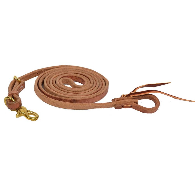 Teskey’s Adjustable Roping Rein Light Oil