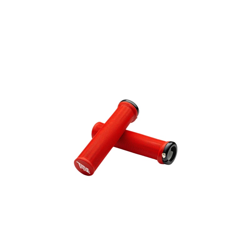 Title LO1 Lock On Grips – Red – Single Lock On Grips