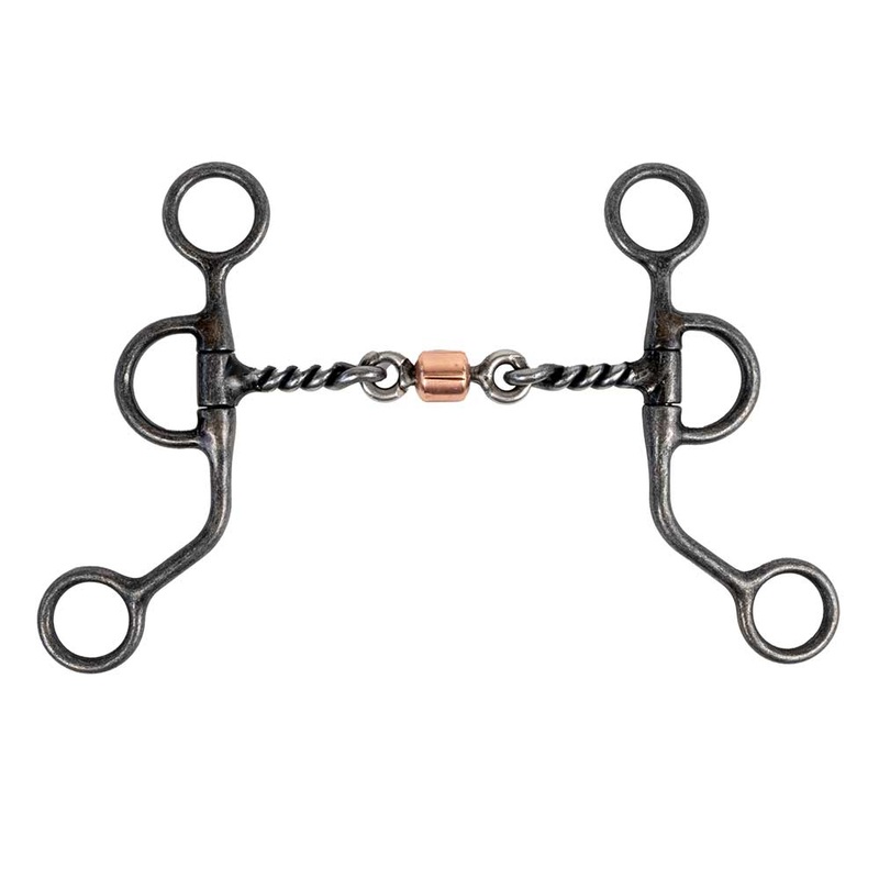 Aged Steel Twist Dogbone Trainer