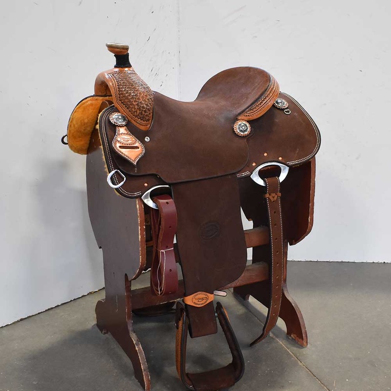 15″ TESKEY’S CALF ROPING SADDLE