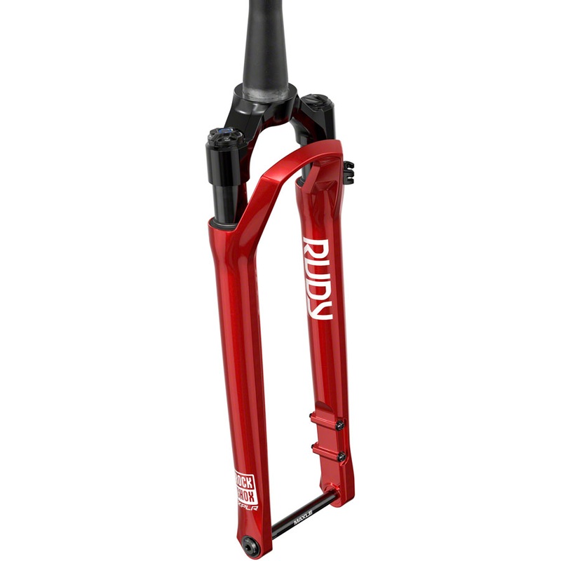 RockShox RUDY Ultimate XPLR Race Day 2 Suspension Fork – 700c, 30 mm, 12 x 100 mm, 51 mm Offset, Electric Red, A2