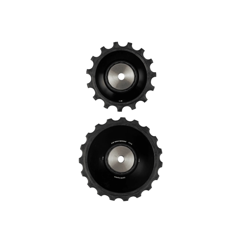 CeramicSpeed Oversized Pulley Wheels Alpha Disc 15/19 Black