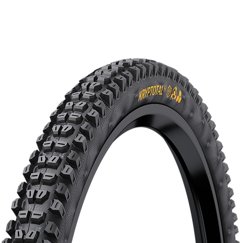 Continental Kryptotal Rear Tyre – 27.5 Inch – 2.4 Inch – Yes – Super Soft – Downhill – Super Soft – Heavy Duty Protection – Folding – Black