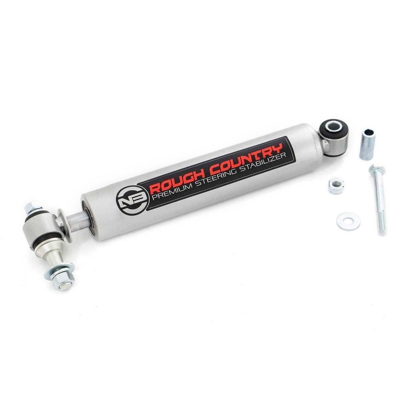 Rough Country | N3 Steering Stabilizer | Multiple Makes & Models (Chevy/GMC/Jeep) | 8731730