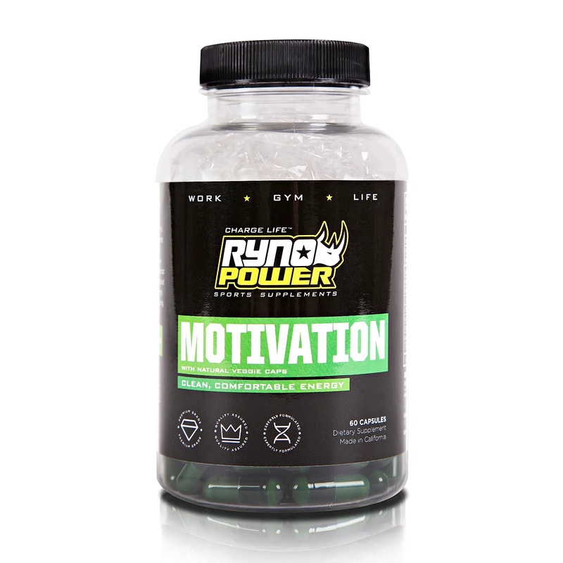 Ryno Power Motivation Pre-Workout Focus Energy Supplement