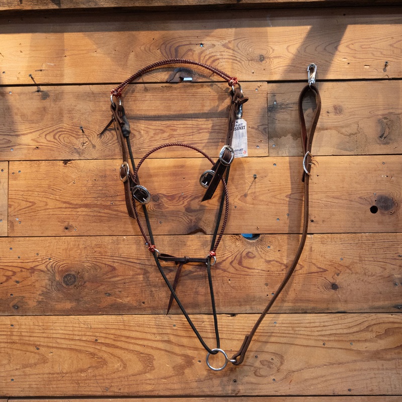 BAR-O-ABIT Burgundy Crossway w/Buckles