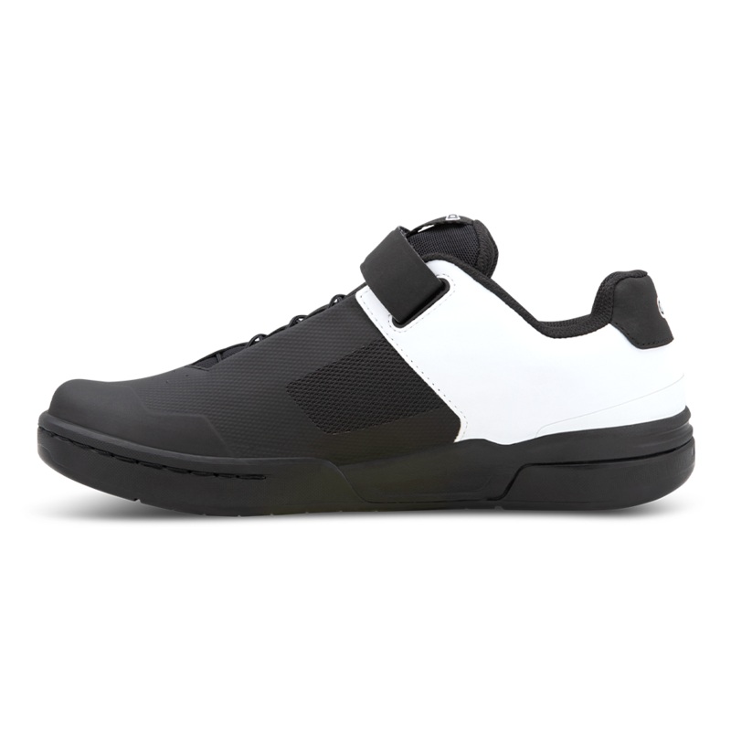 Crank Brothers Stamp Speedlace Flat Shoes – US 12.0 – Black – White