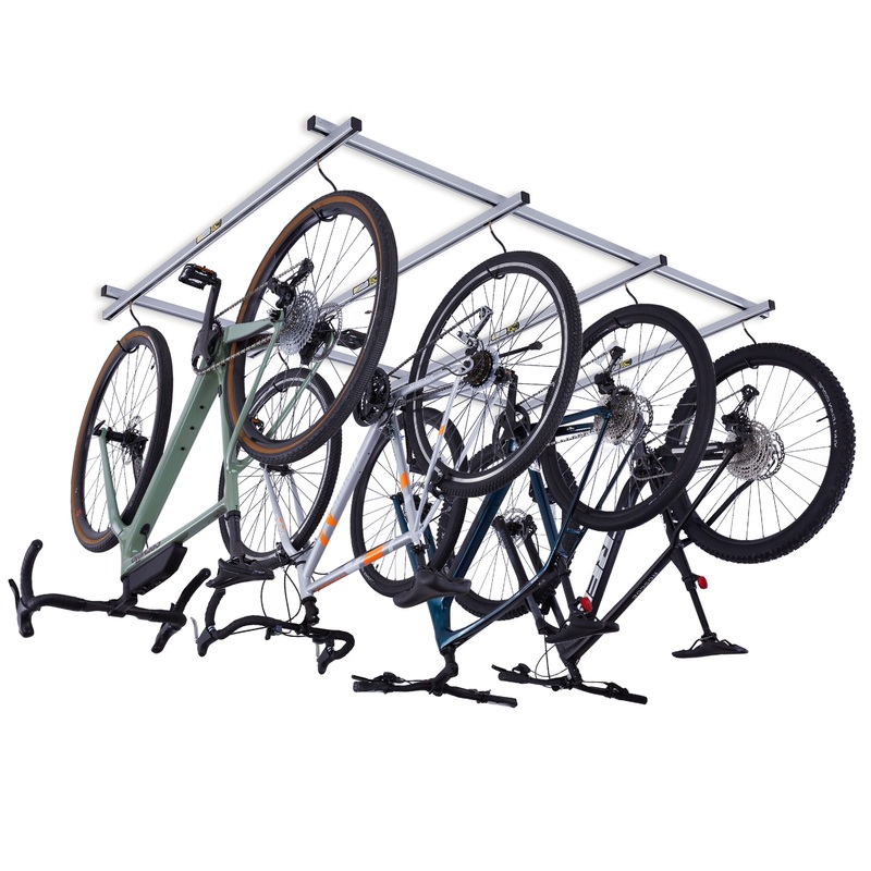 Cycle Glide 4 Bike Storage Solution, Effortlessly Glide Your Bikes Out of The Way