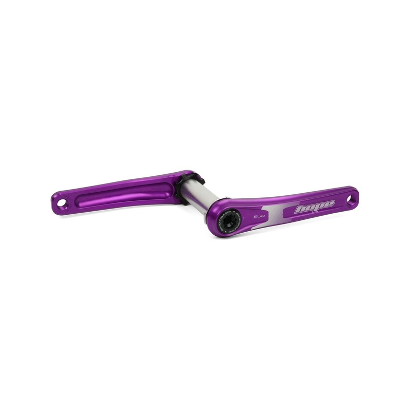 Hope EVO Crank Arms – 68-73mm and BB86-92 – 30mm – Hope Direct Mount – 155mm – Purple