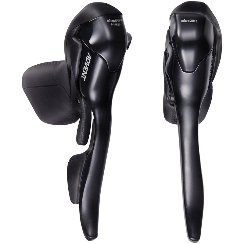 ADVENT Drop Bar Shifter Lever Set – 1×9 Speed BLK ADVENT Compatible Only