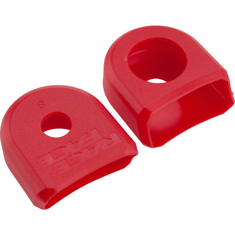 RaceFace Crank Boots: For Alloy Cranks 2-Pack Red