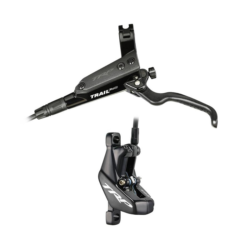 TRP Trail EVO Disc Brake and Lever – Front Hydraulic Post Mount Black