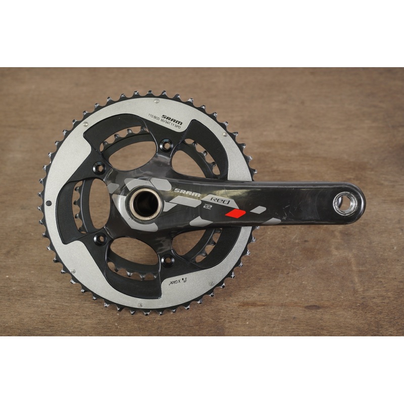 172.5mm 50/34T GXP SRAM Red 22 Carbon Road Crankset