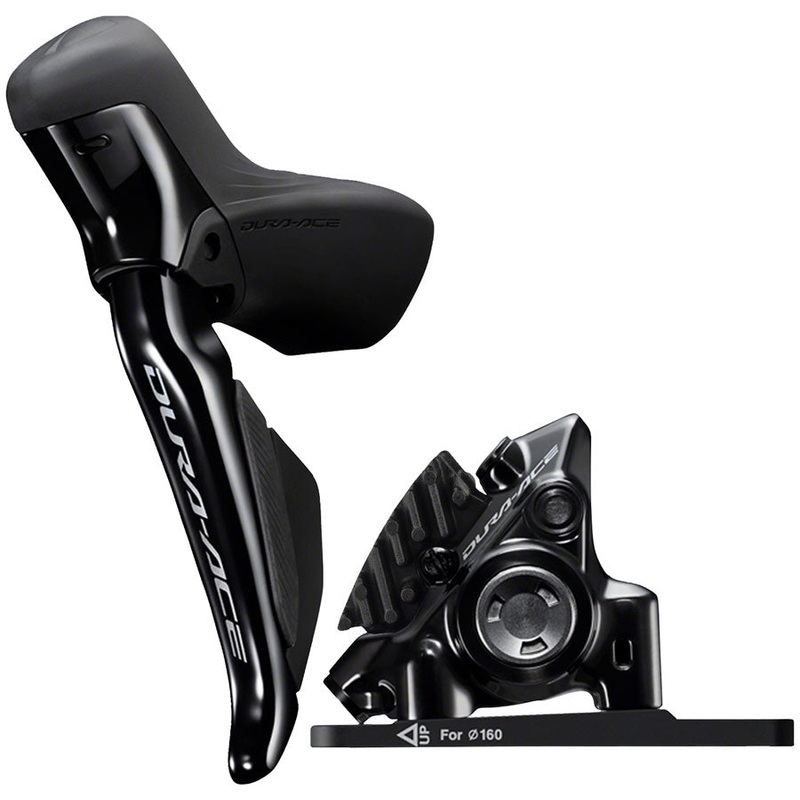 Shimano Dura-Ace ST-R9270F-L Di2 Shift/Brake Lever BR-R9270 Hydraulic Disc Brake Caliper – Left/Front 2x Flat Mount BLK