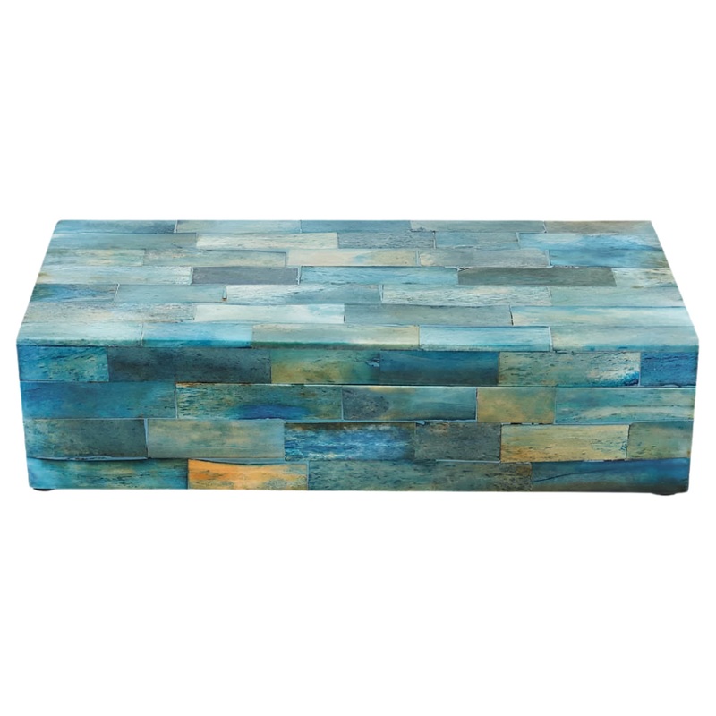 Verdigris Decorative Box  – (10×4.5×2.5)