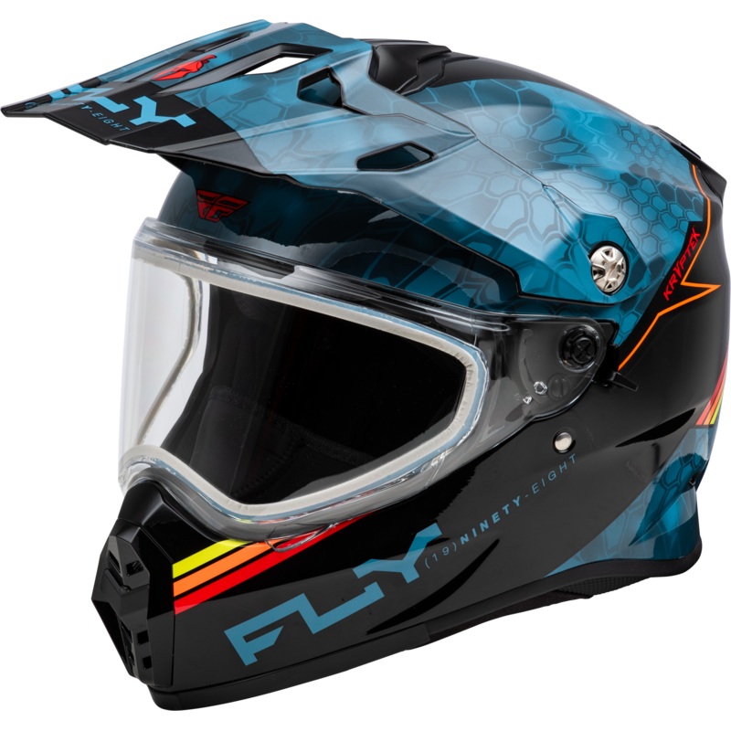 Trekker Cw Conceal Helmet Dual Shld Slate/Black/Red Sm