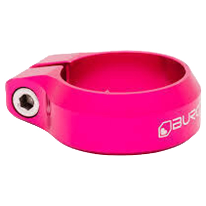 Burgtec Seat Clamp – 36.4mm – Toxic Barbie Pink
