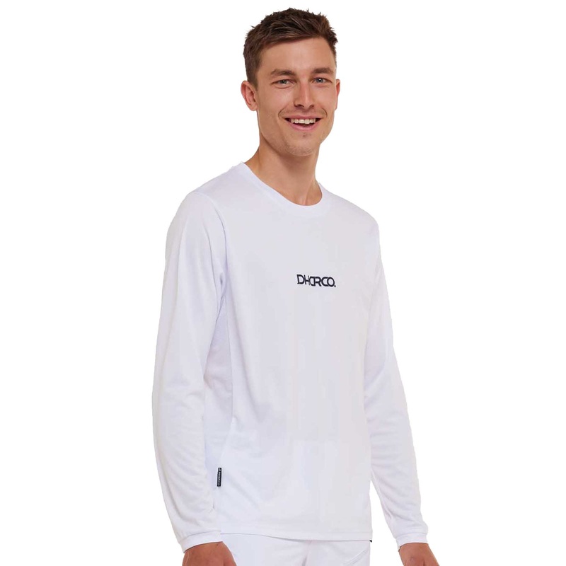 DHaRCO Men’s Gravity Long Sleeve Jersey – XL – White Out