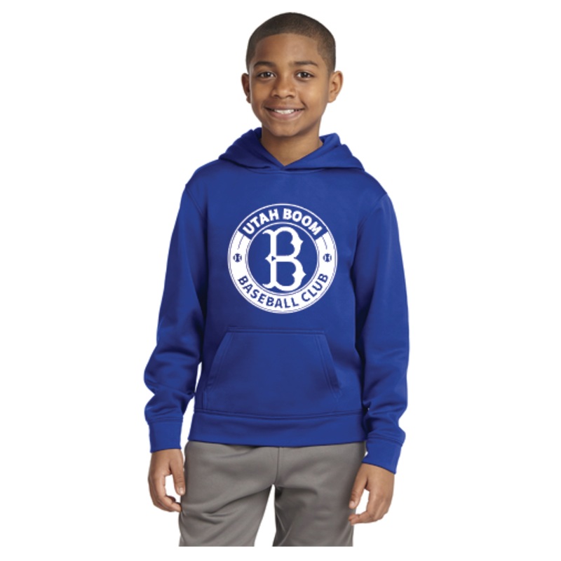 UTAH BOOM YOUTH HOODIE CIRCLE LOGO