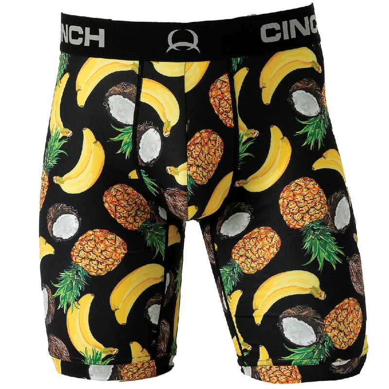 Cinch Men’s  9″ Pineapple Boxer Brief