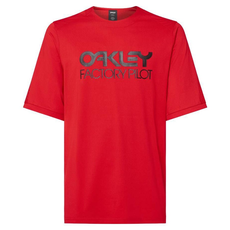Oakley Factory Pilot MTB Short Sleeve Jersey – M – Red Line