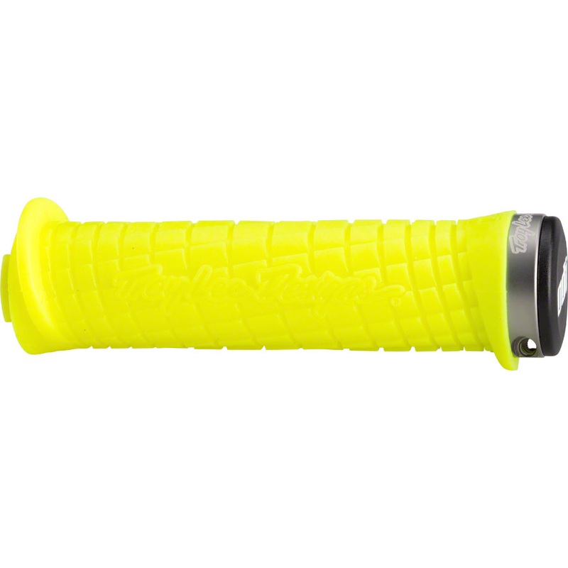 ODI Troy Lee Grips – Yellow/Gray Lock-On