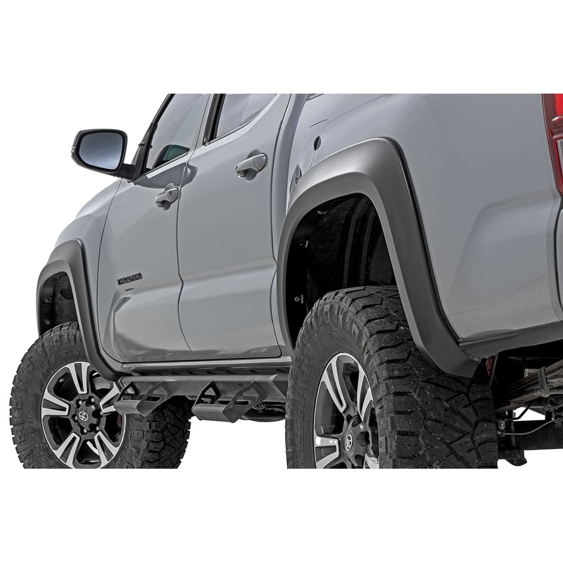 Rough Country | Fender Flares | Sport | 218 Midnight Black Metallic | Toyota Tacoma (16-23) | S-T11621-218