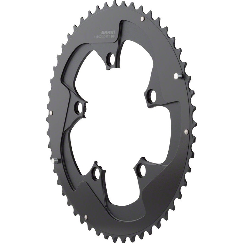 SRAM Red 22 52T x 110mm BCD YAW Chainring with Two Pin Positions B2