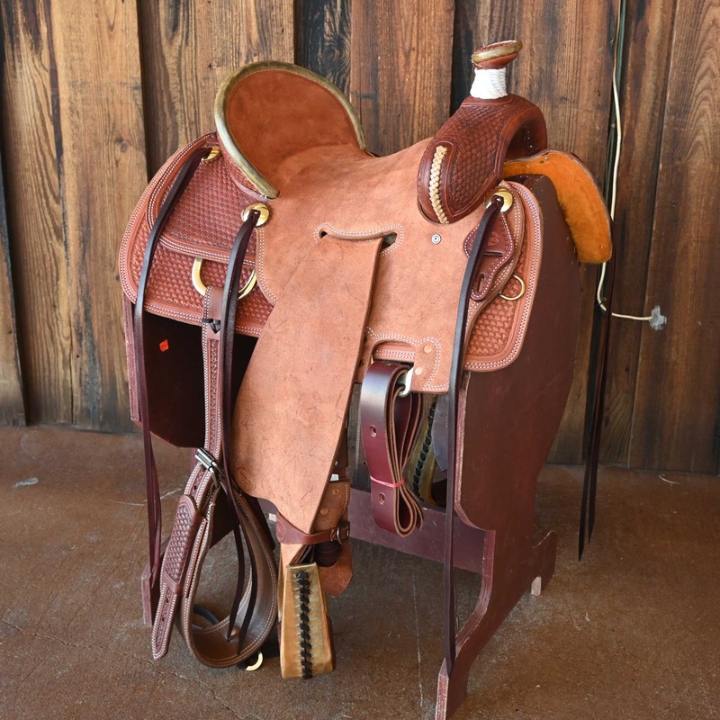14″  TESKEY’S RANCH ASSOCIATION SADDLE