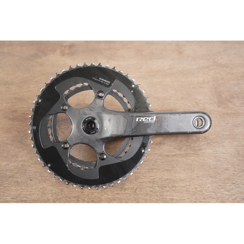 175mm 52/36T BB30 SRAM Red 22 Carbon Crankset