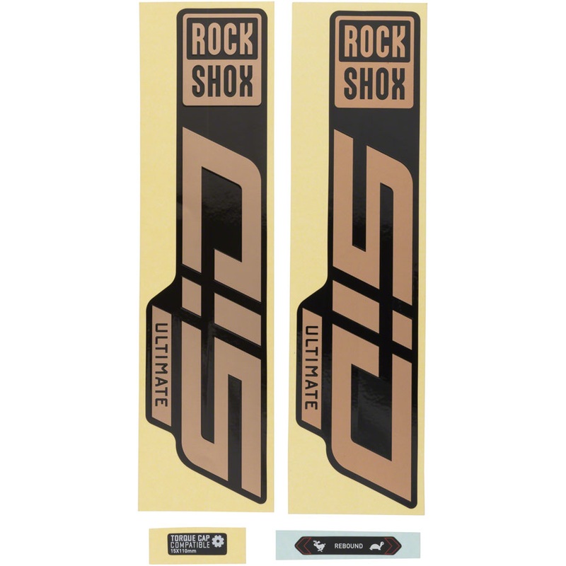 Rockshox Fork Decal Kit – SID Ultimate 27.5″/29″ Matte Copper Foil/High Gloss BLK