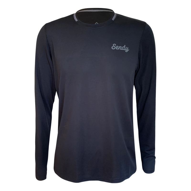 Sendy Send It Long Sleeve Jersey – S – Black – Black