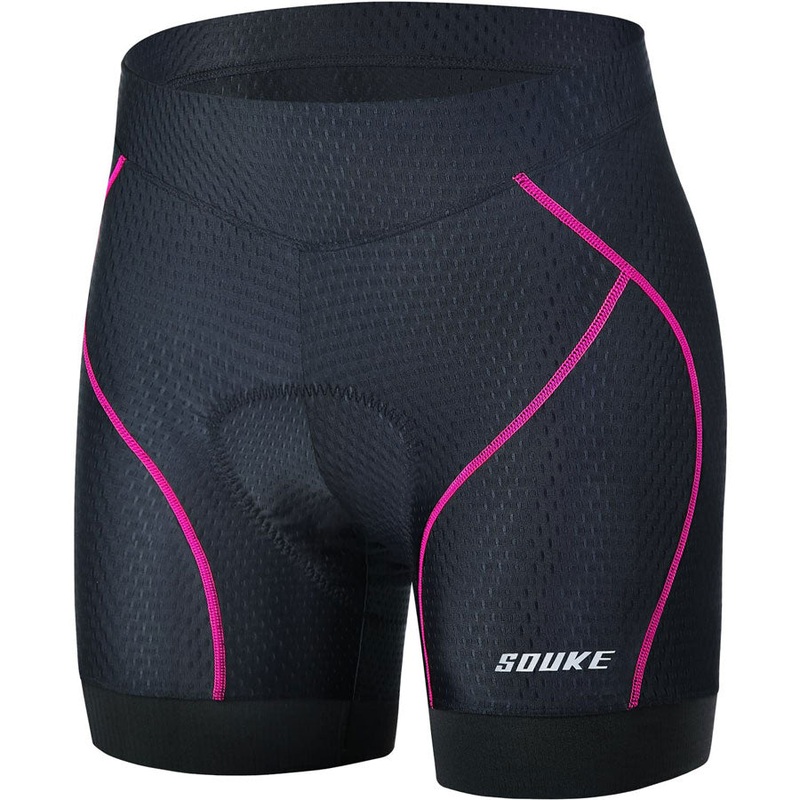 Women’s 4D Padded Quick Dry Bicycle Underwear-PS6013-Pink