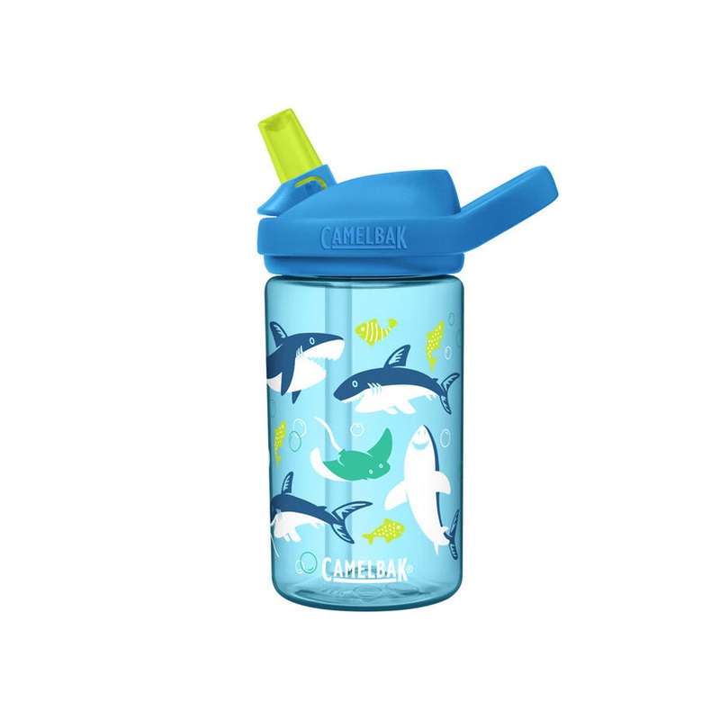 Eddy Kids .4L Water Bottle with Tritan Renew Sharks and Rays