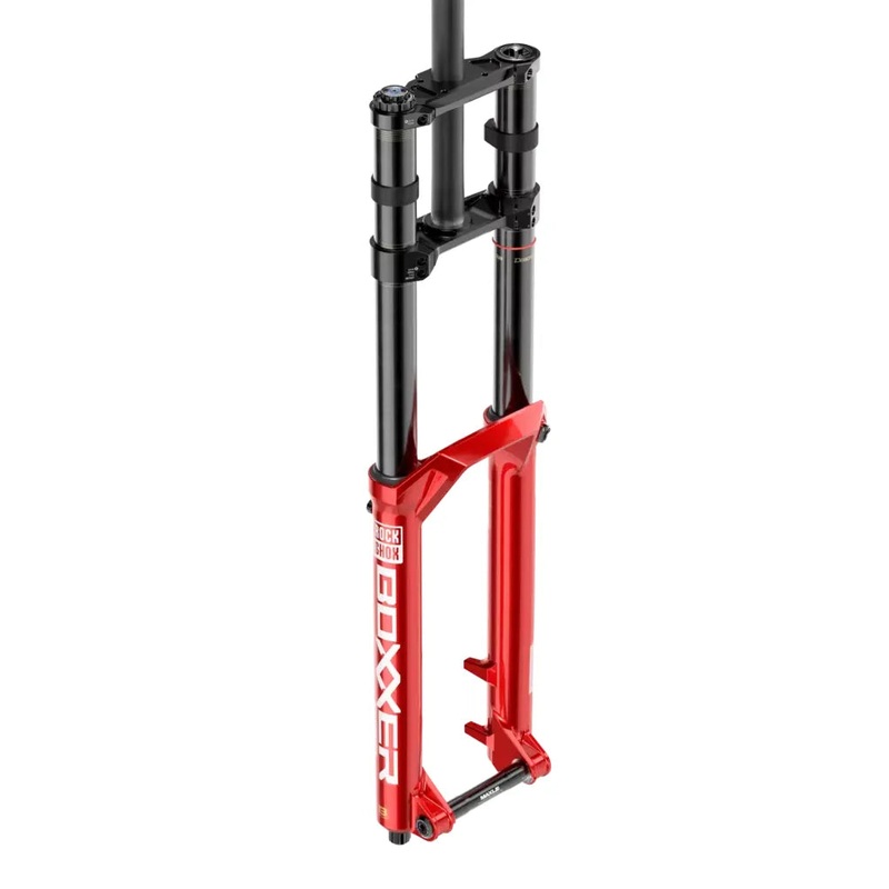 Rockshox BoXXer Ultimate Charger 3 D1 Fork – 29 Inch – 1 1/8th Inch Straight – 20x110mm Boost – 200mm Travel – 48mm – Charger 3 RC2 with ButterCups – Red