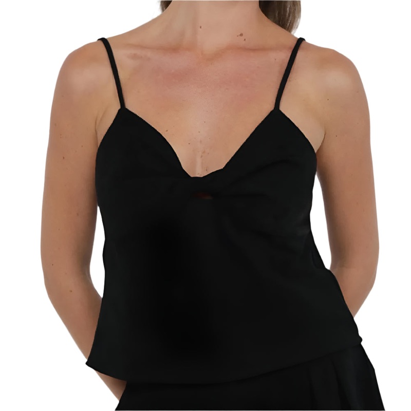 Sage The Label My Heart Crepe Twist Front Cami